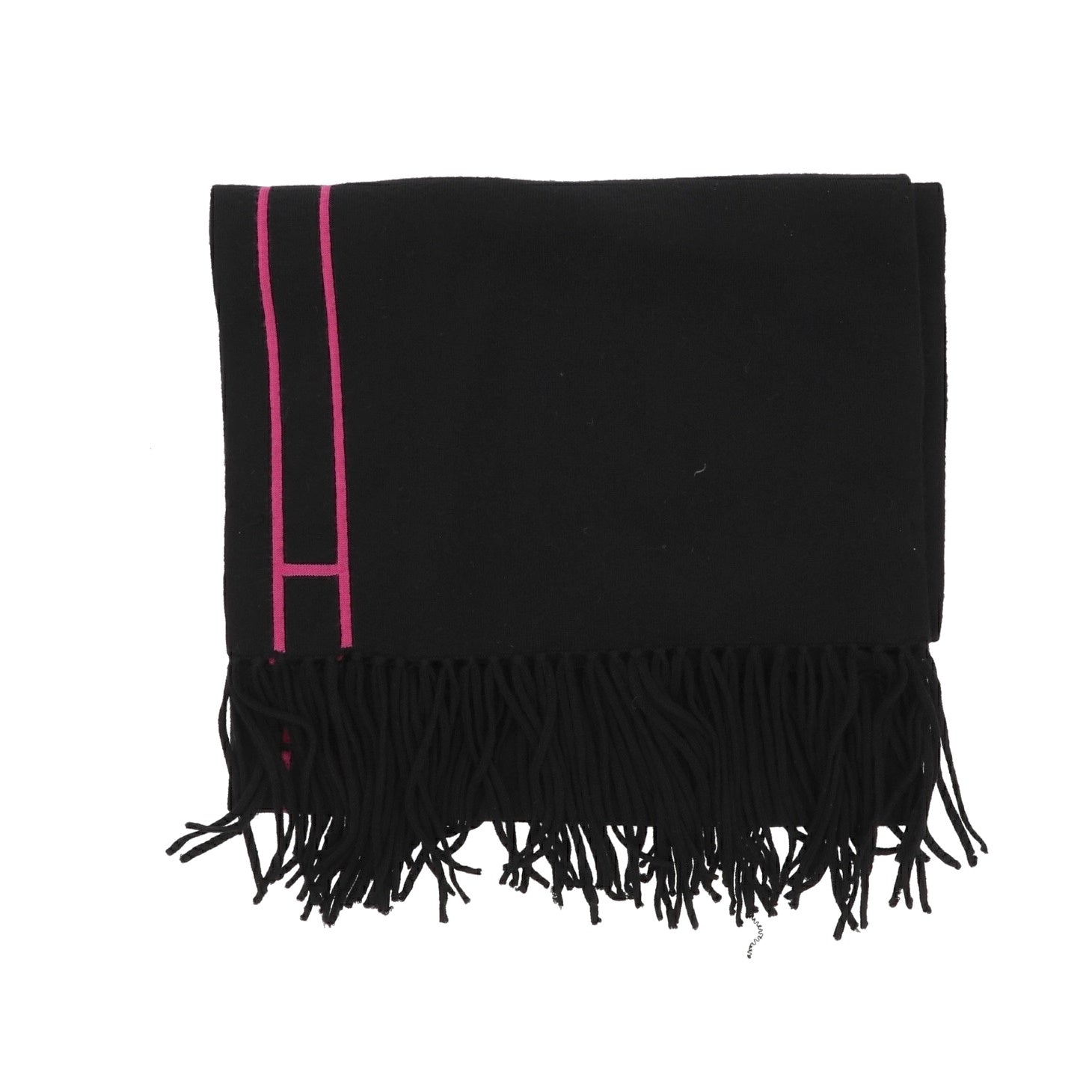 Hermes Scarf In Black Cachemire